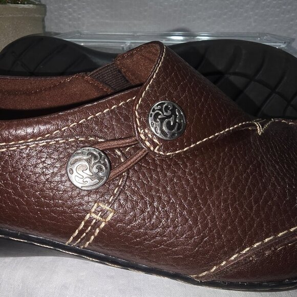 CLARKS COLLECTION SPECIAL EDITION SLIP ON ASHLAND LANE WOMENS SIZE 9 EUC - Picture 5 of 8